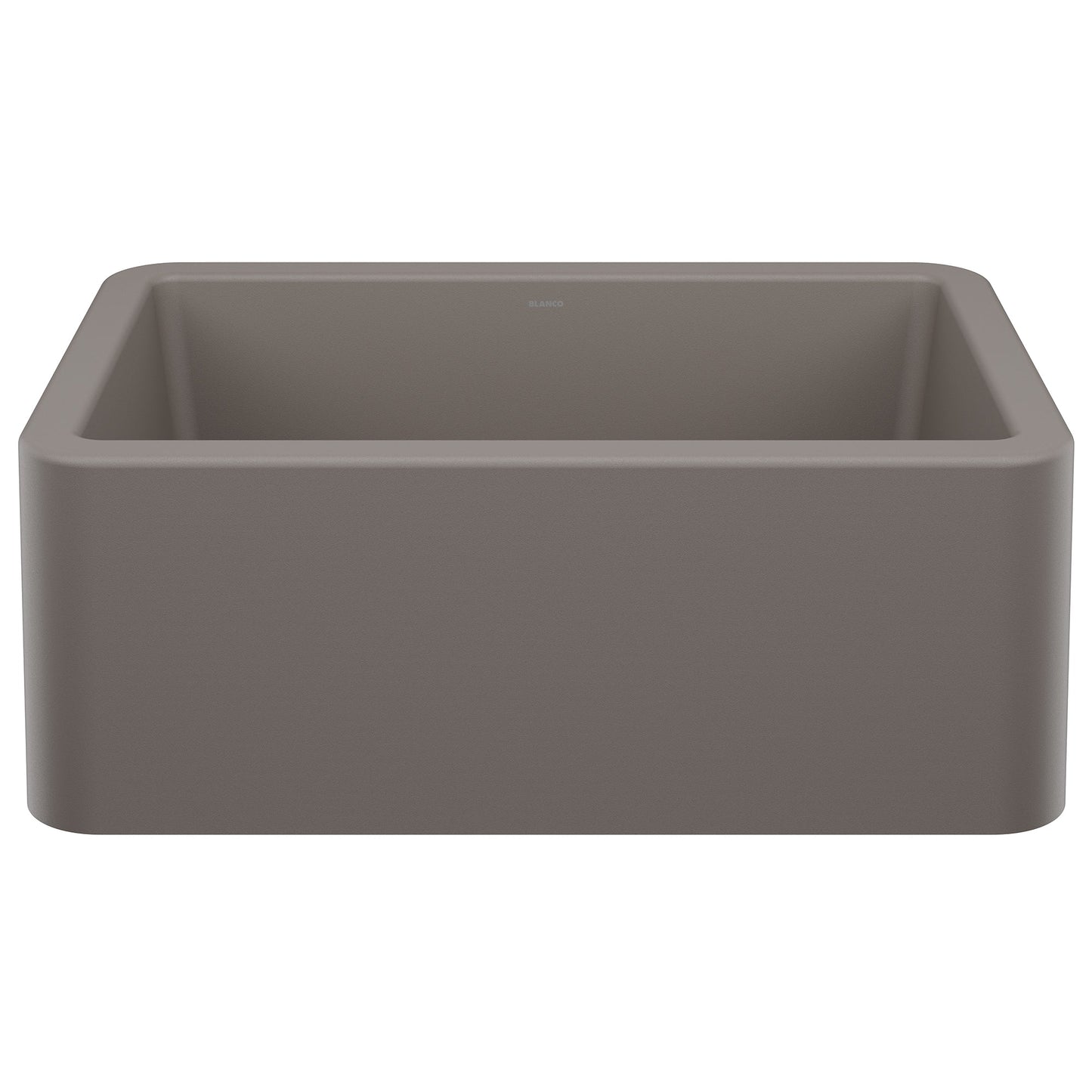 BLANCO 443112 Ikon 27" Apron Single Bowl Farmhouse Sink - Volcano Gray