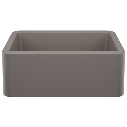 BLANCO 443112 Ikon 27" Apron Single Bowl Farmhouse Sink - Volcano Gray