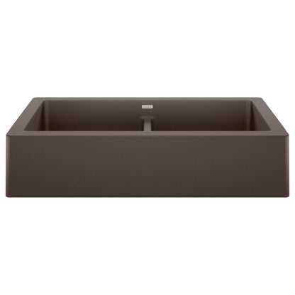 BLANCO 526552 Vintera 33" Equal Double Apron Farmhouse Sink - Café