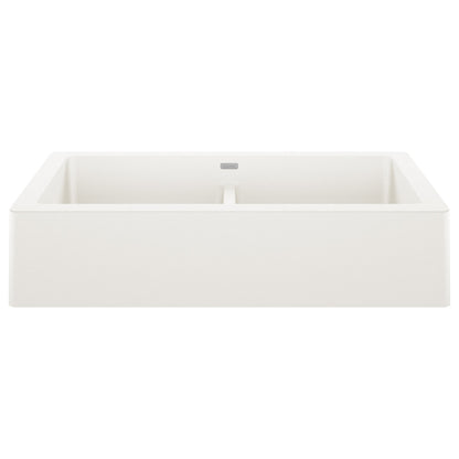BLANCO 526550 Vintera 33" Equal Double Apron Farmhouse Sink - White