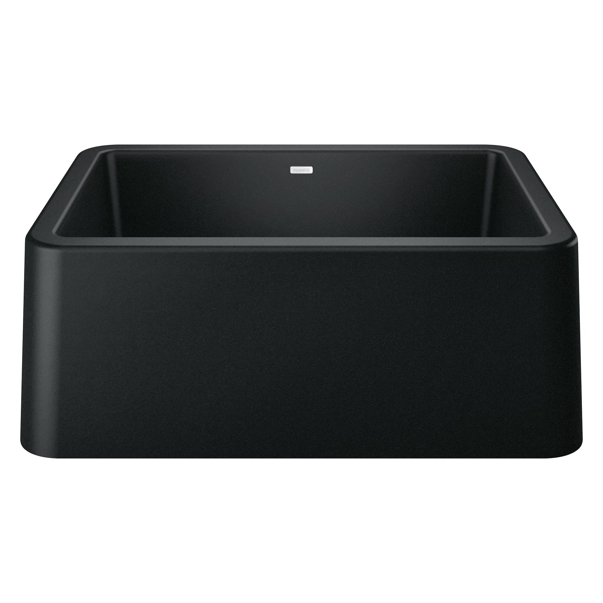 BLANCO 402531 Ikon 27" Apron Single Bowl Farmhouse Sink - Coal Black