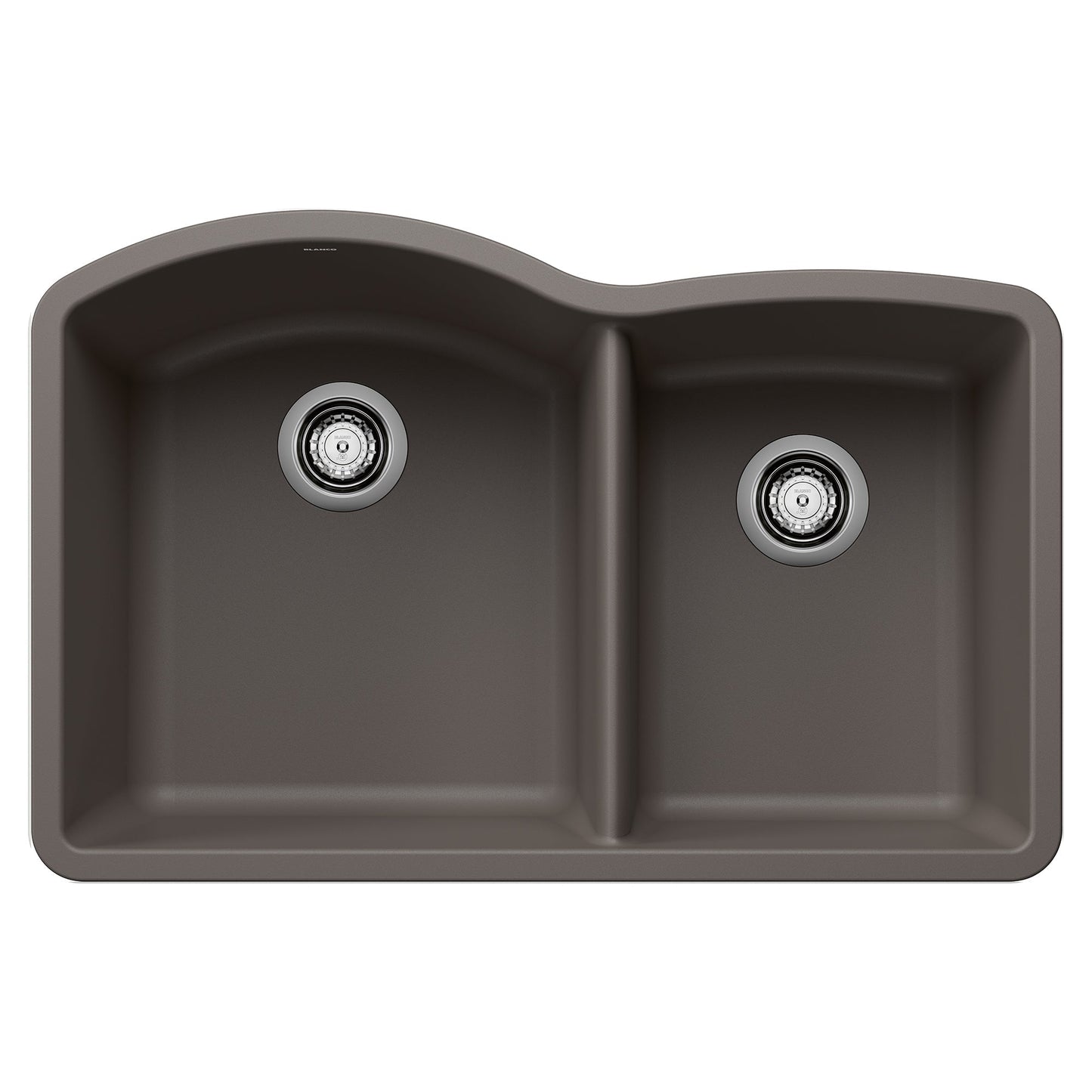 BLANCO 443101 Diamond 1-3/4 Double Bowl Kitchen Sink - Volcano Gray
