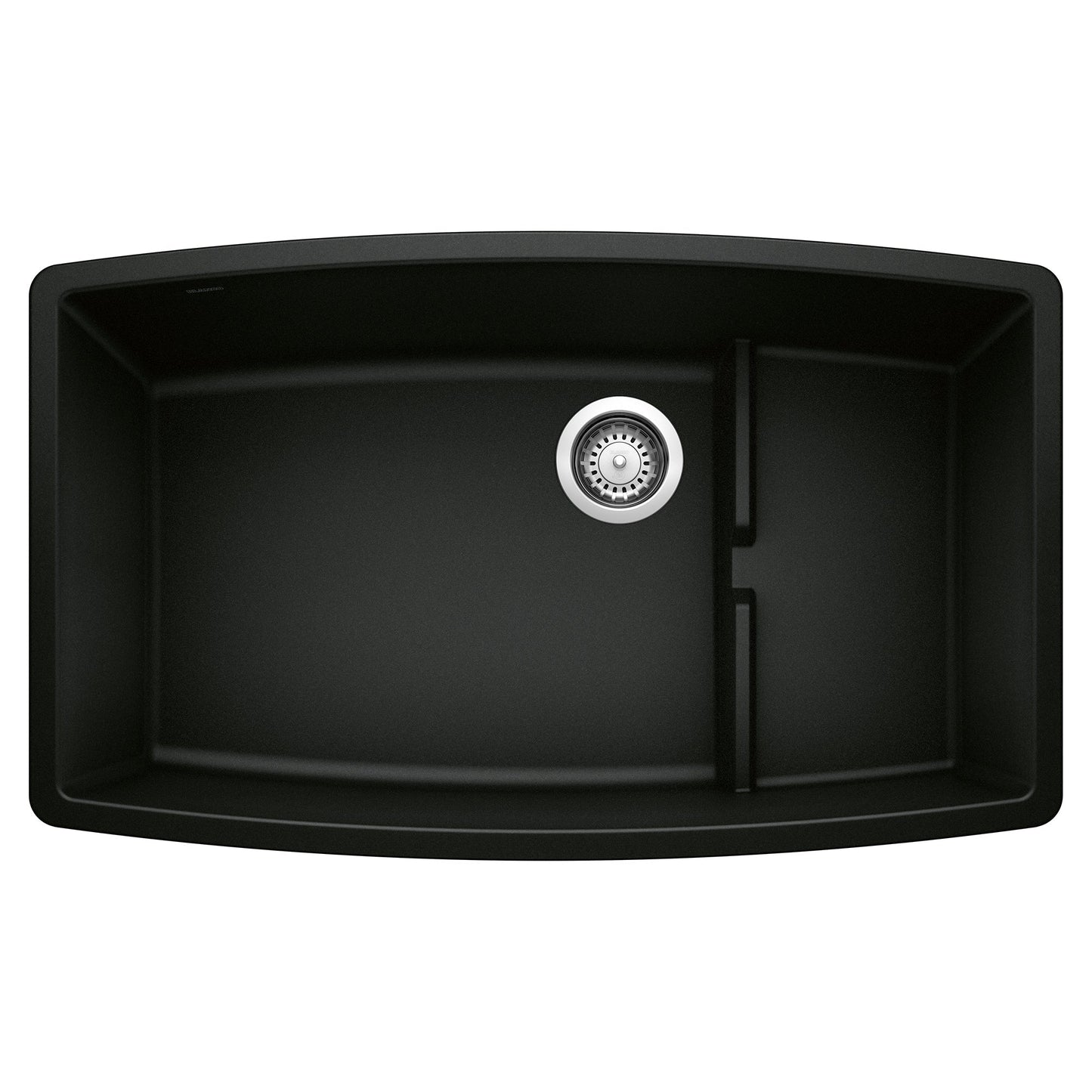 BLANCO 442936 Performa Cascade Kitchen Sink with Colander - Coal Black