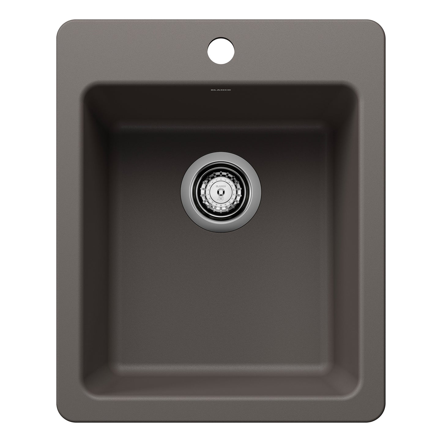 BLANCO Liven SILGRANIT 17" Dual Mount Bar Sink - Volcano Gray