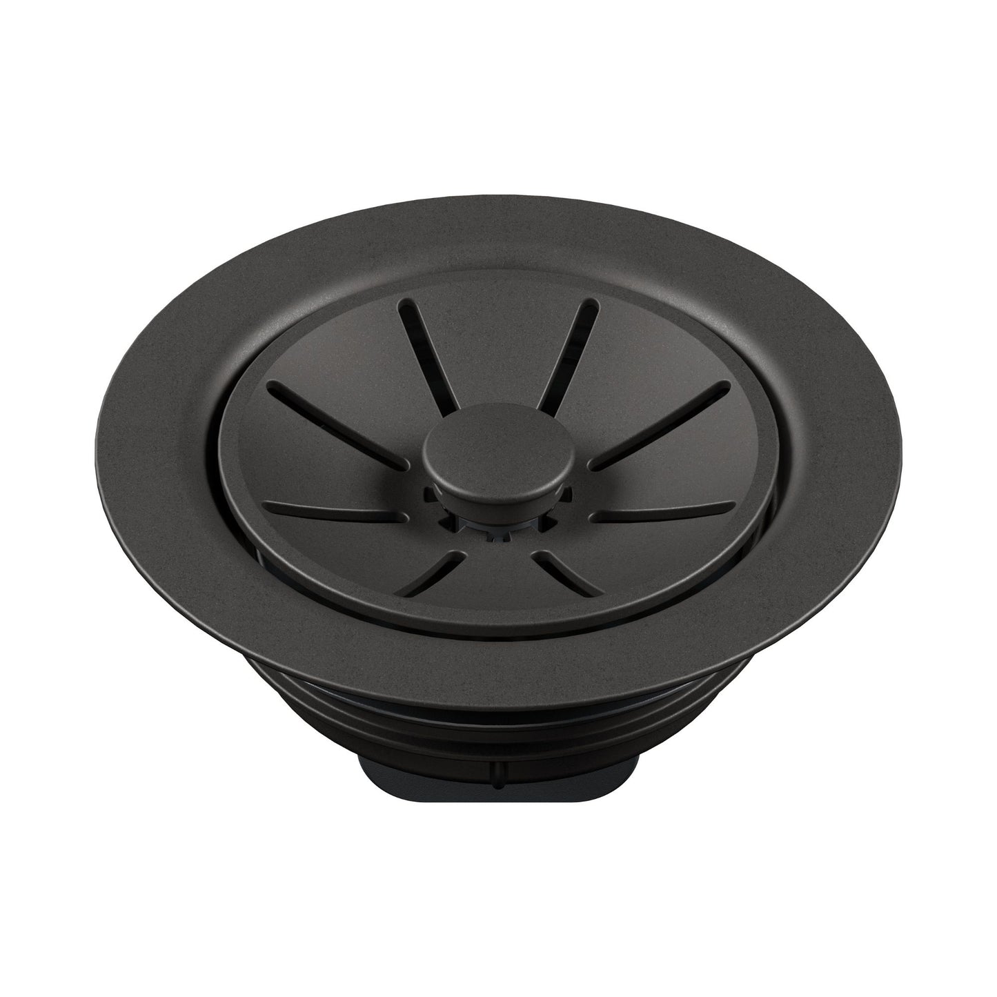 BLANCO Essential Silgranit Colour-Matched Disposal Flange Insert with Waste Scraper - Cinder