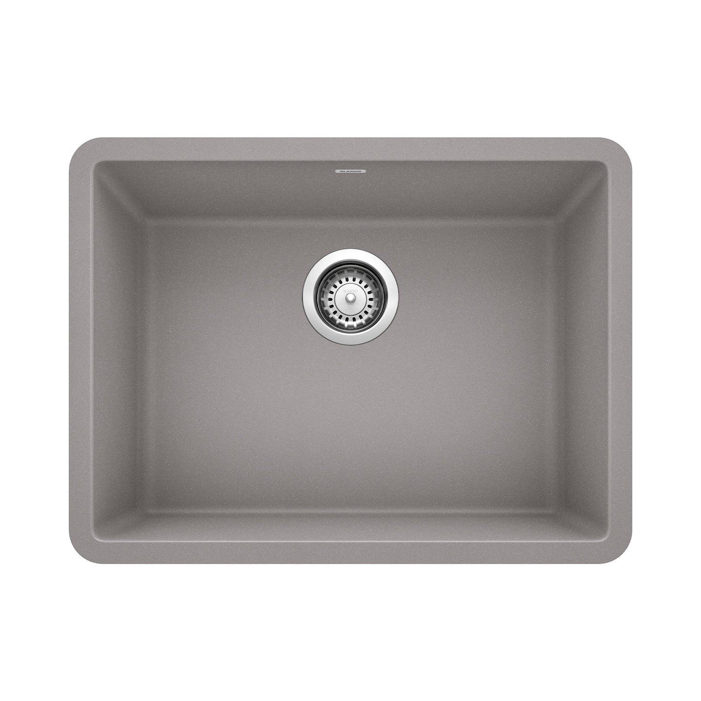 BLANCO 522413 Precis 24" Single Bowl Kitchen Sink - Metallic Gray