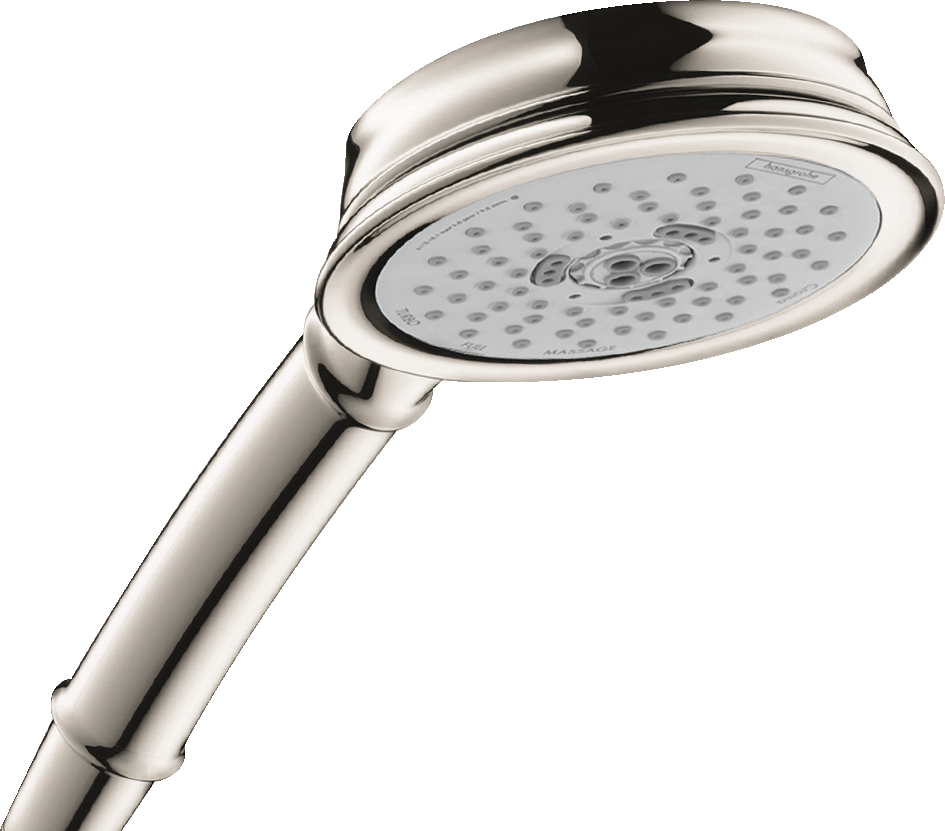 hansgrohe Croma 100 Classic Handshower 3-Jet, 1.5 GPM