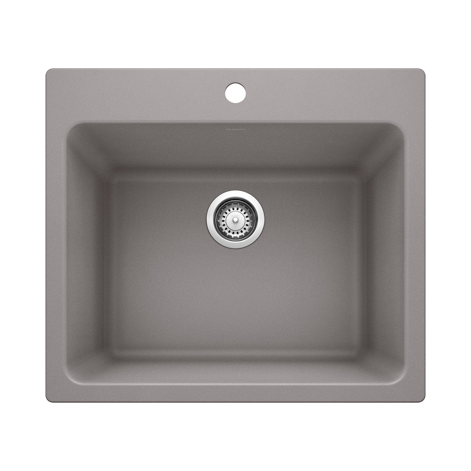 BLANCO 401924 Liven Dual Mount Laundry Sink - Metallic Gray