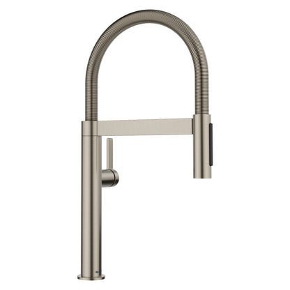 BLANCO Culina II Culina Mini II Pull-Down Dual-Spray Kitchen Faucet - Satin Platinum