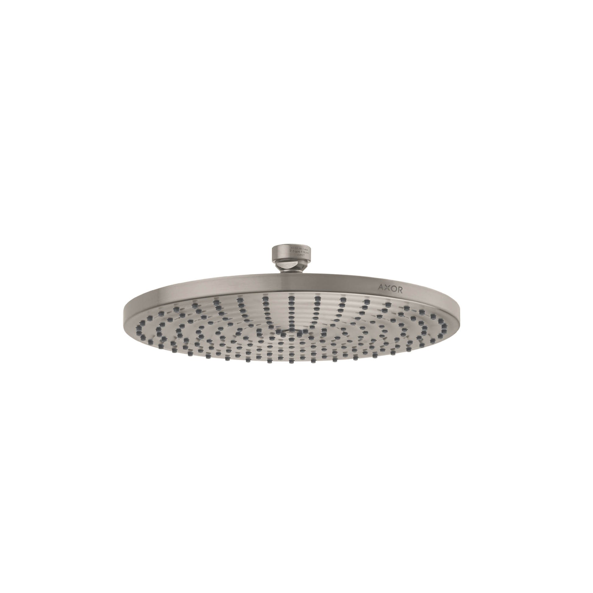 AXOR ShowerSolutions Showerhead  240 1-Jet Powder Rain, 2.5 GPM