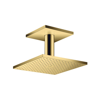 AXOR ShowerSolutions Showerhead 250 Square 2-Jet Ceiling Connection, 1.75 GPM
