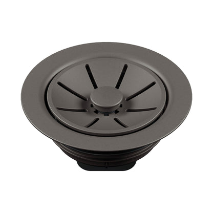 BLANCO Essential Silgranit Color-Matched Disposal Flange Insert with Waste Scraper - Volcano Gray