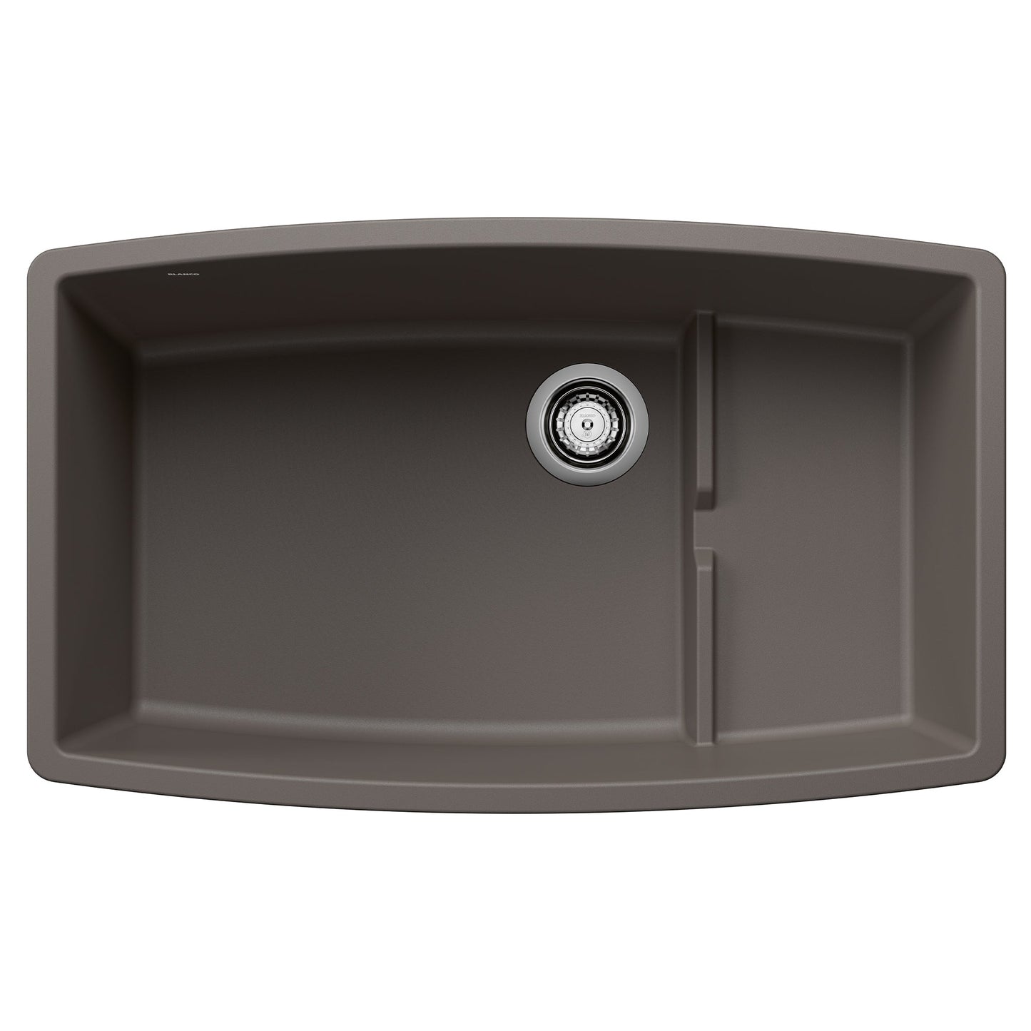 BLANCO 443122 Performa Cascade Kitchen Sink with Colander - Volcano Gray