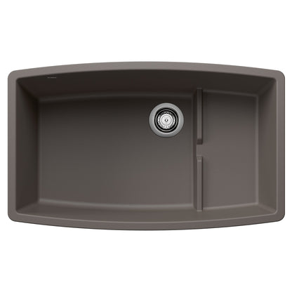 BLANCO 443122 Performa Cascade Kitchen Sink with Colander - Volcano Gray
