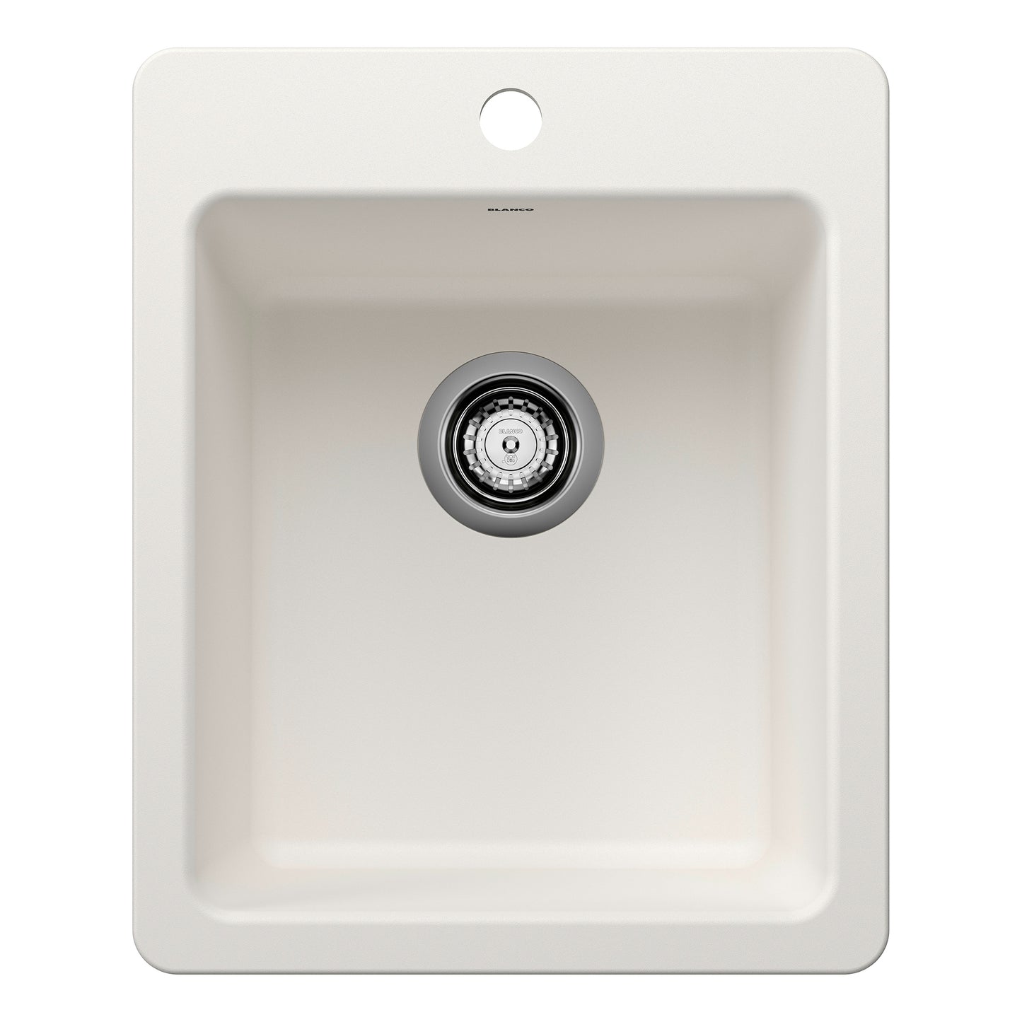 BLANCO Liven SILGRANIT 17" Dual Mount Bar Sink - White