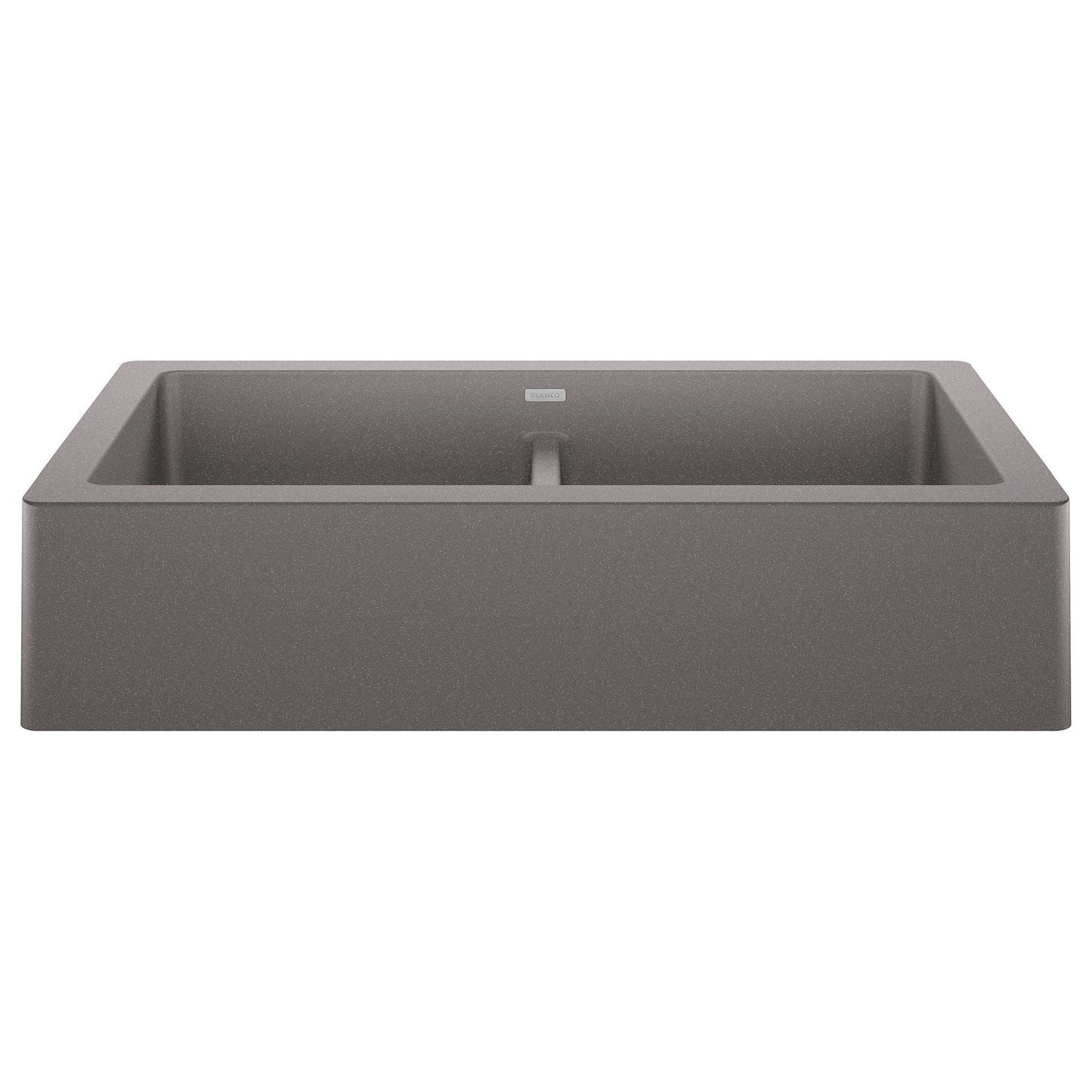 BLANCO 526549 Vintera 33" Equal Double Apron Farmhouse Sink - Metallic Gray