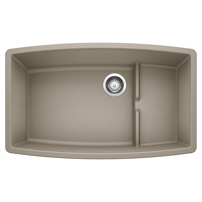 BLANCO 441291 Performa Cascade Kitchen Sink with Colander - Truffle