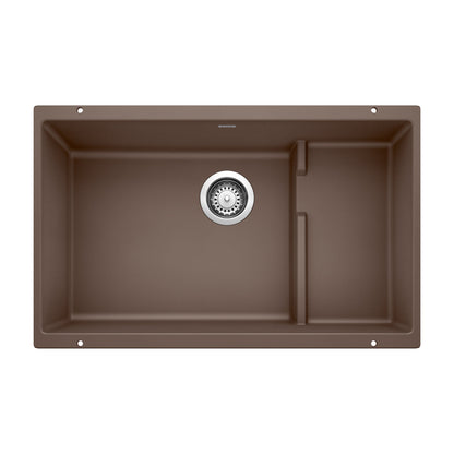 BLANCO 519457 Precis Cascade Super Single Kitchen Sink with Colander - Café