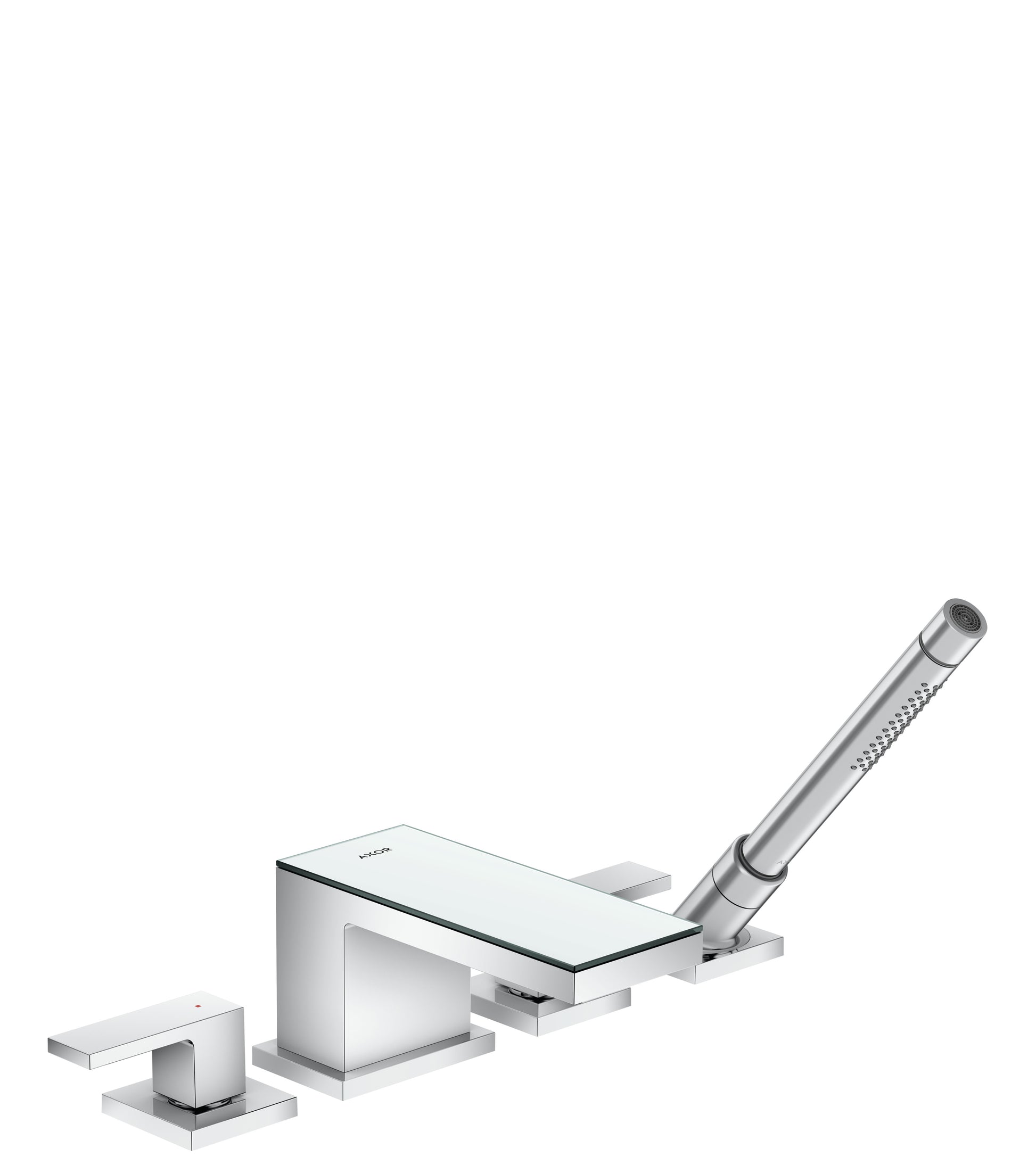 AXOR MyEdition 4-Hole Roman Tub Set Trim with 1.75 GPM Handshower