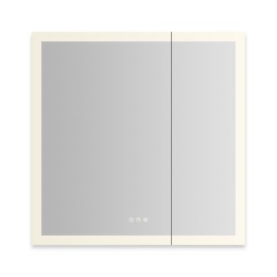 Robern AR3030D4FP2LP 30" x 30" x 4", Perimeter Lit, TUN Lighting, Warm White (2700K) to Cool White (5600K), Dimmable, Interio