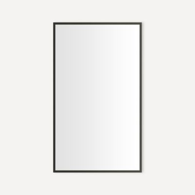 Robern CC2440D4TF68SC Thin Framed Metal Cabinet, 24" x 40" x 4", Iron Black, Slow-Close Hinges