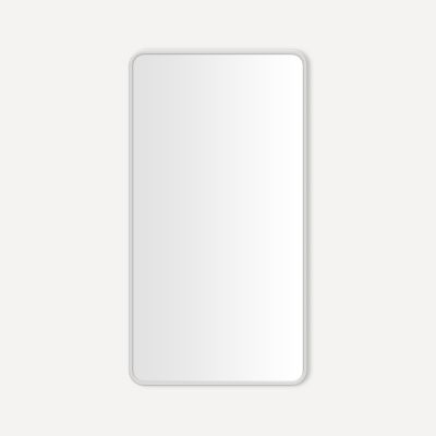 Robern CC2444D4RC84SC Round Corner Metal Cabinet, 24" x 44" x 4", Polished Stainless Steel, Slow-Close Hinges