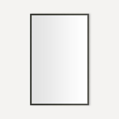 Robern CM2030TF68 Thin Framed Metal Mirror, 20" x 30" x 1-3/4", Iron Black