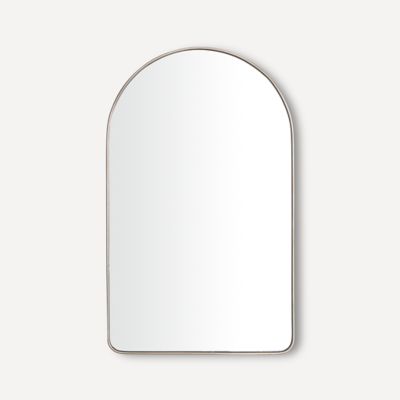 Robern CM2440A69 Arch Metal Mirror, 24" x 40" x 1-3/16", Brushed Pewter