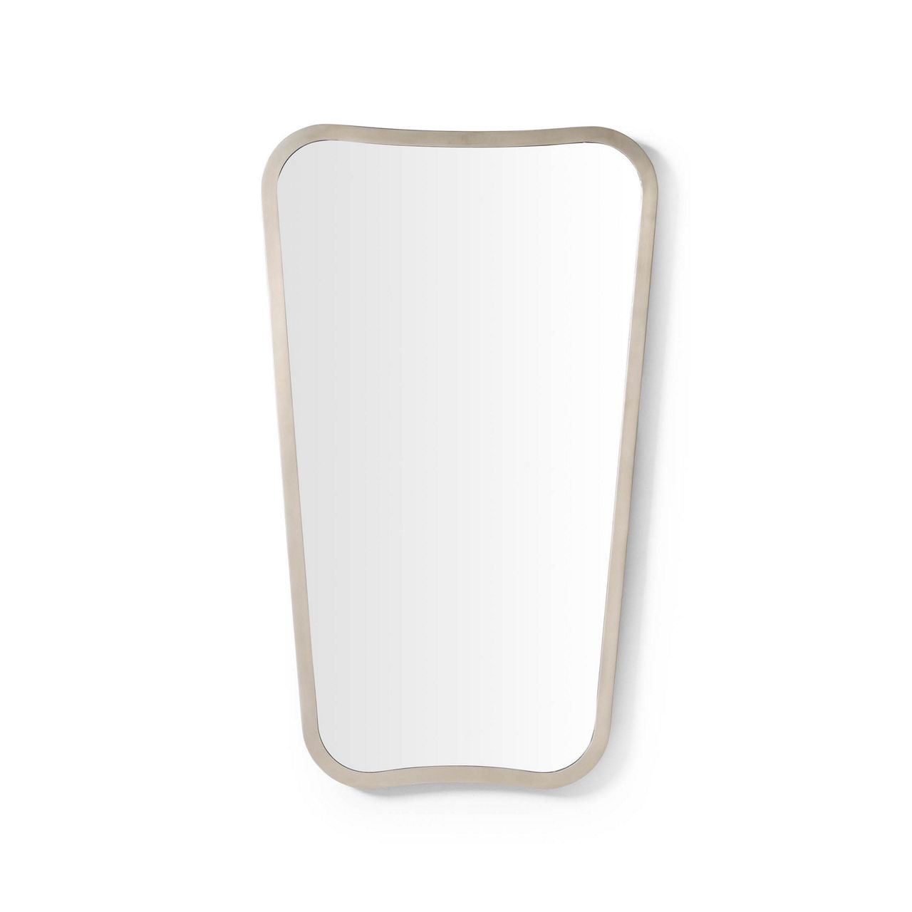 Robern CM2440L69 Contour Metal Mirror, 24" x 40" x 11/16", Brushed Pewter