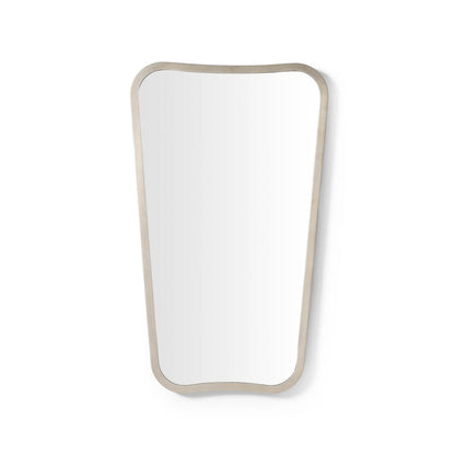 Robern CM2440L69 Contour Metal Mirror, 24" x 40" x 11/16", Brushed Pewter