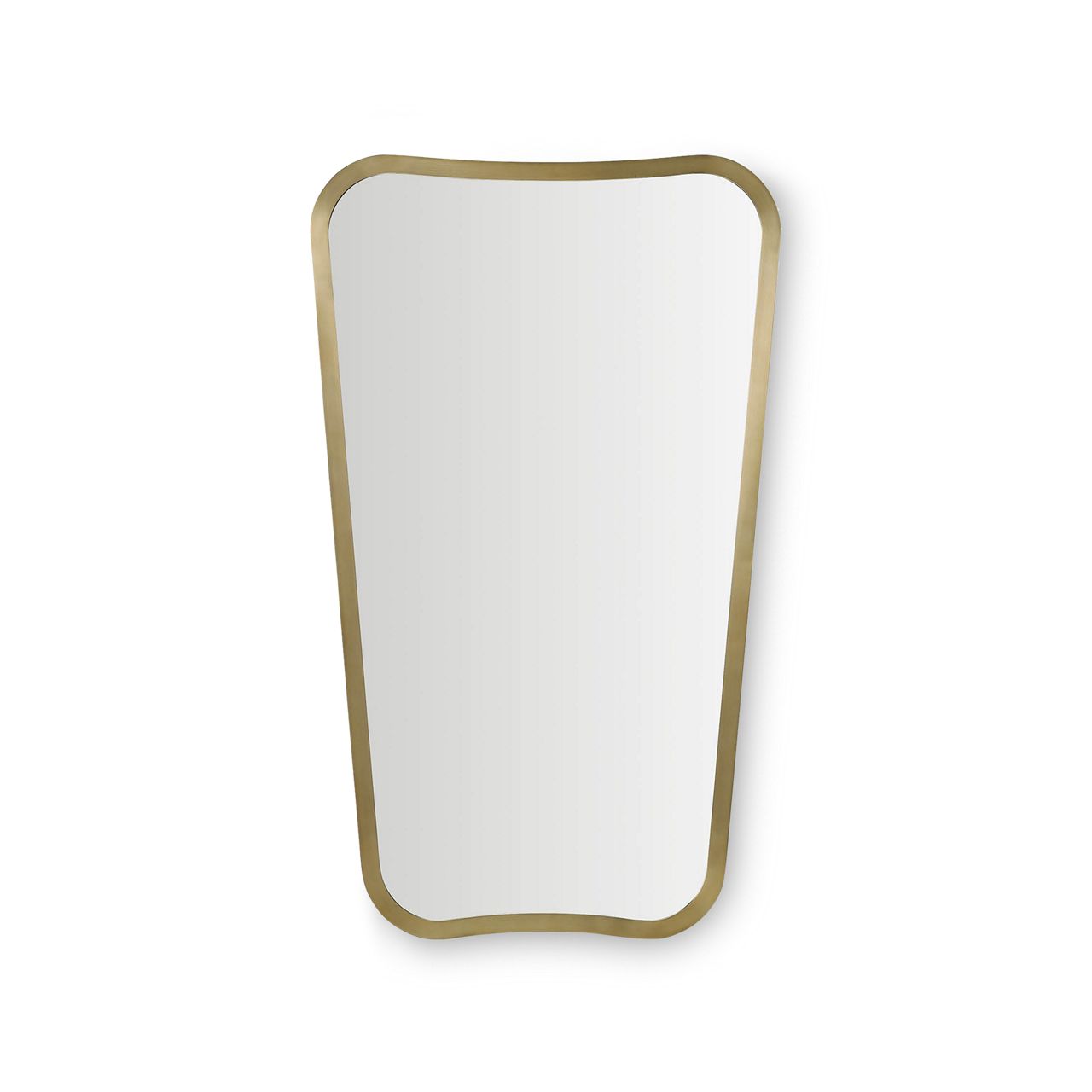 Robern CM2440L87 Contour Metal Mirror, 24" x 40" x 11/16", Aged Brass