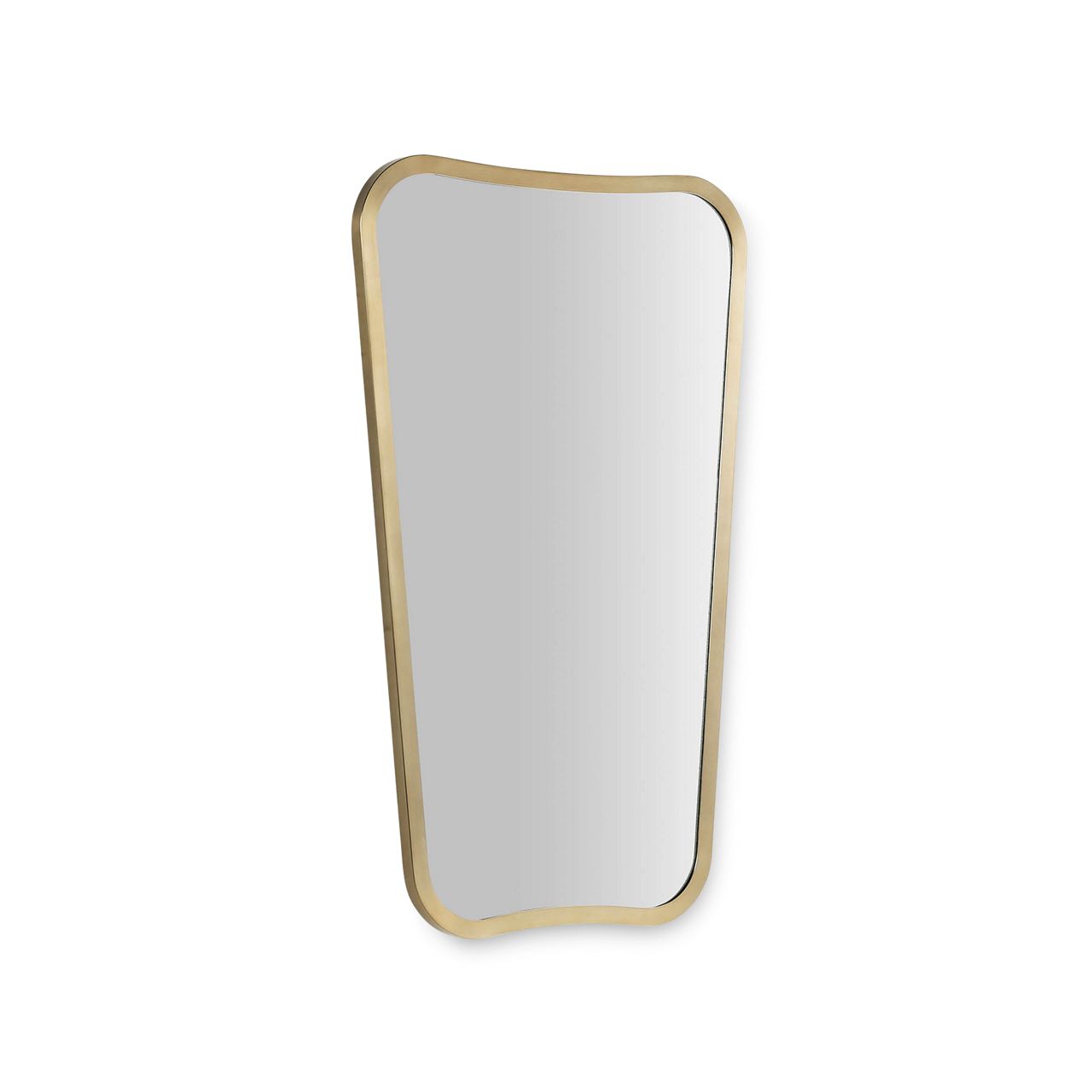 Robern CM2440L87 Contour Metal Mirror, 24" x 40" x 11/16", Aged Brass