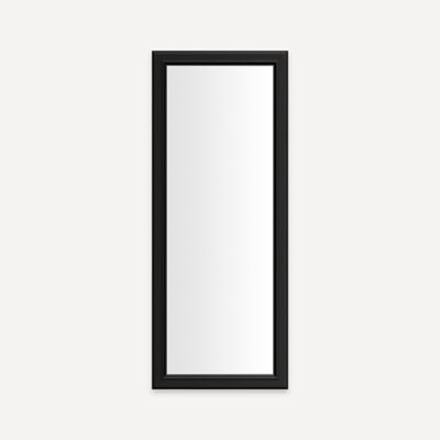Robern D2C1640D4BM74TM 16" x 40" x 4", Bryn Mawr Frame, Brushed Black, Electric Upgrade