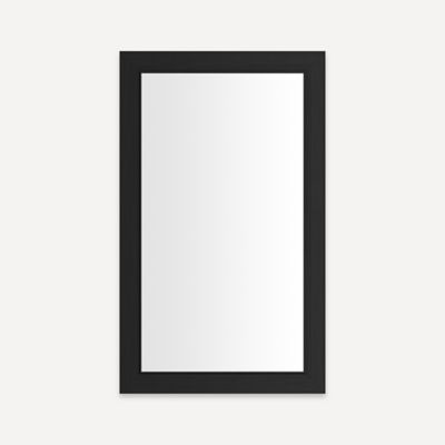 Robern D2C2440D4ME74TM 24" x 40" x 4", Merion Frame, Brushed Black, Electric Upgrade