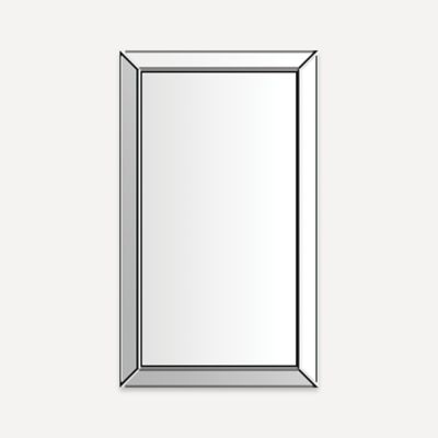 Robern D2C2441D4MF76SP Murray Hill Cabinet, Facet, 24" x 41" x 4", Chrome