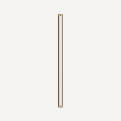 Robern JLA30FKSC3D86 Lighting, Modular, 1-3/8" x 30" x 2", Fluted, Brass, Dimmable, Warm White (3000K)