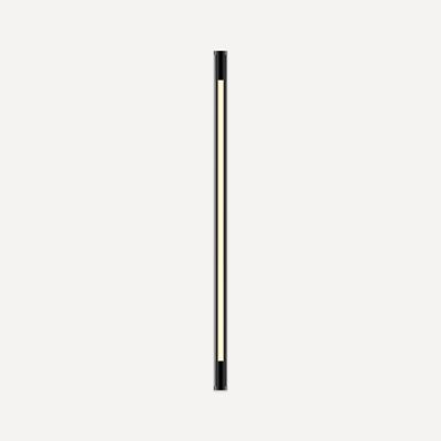 Robern JLA36RKSC3D83K Lighting, Sconce, 1-3/8" x 36" x 1-9/16", Round, Matte Black, Dimmable, Warm White (3000K)