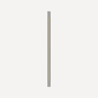 Robern JLA40RKSC3D77K Lighting, Sconce, 1-3/8" x 40" x 1-9/16", Round, Polished Nickel, Dimmable, Warm White (3000K)