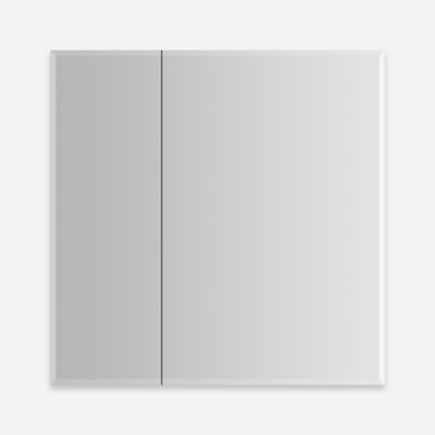 Robern MR3030D6FBE2 M Series Reserve Cabinet, 30" x 30" x 6", Bevel Edge, Electric Upgrade