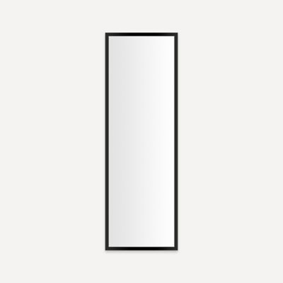 Robern PC1648D4TNN83 16" x 48" x 4", Matte Black, Reversible Hinge