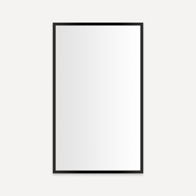 Robern PC2440D4TNN83 24" x 40" x 4", Matte Black, Reversible Hinge