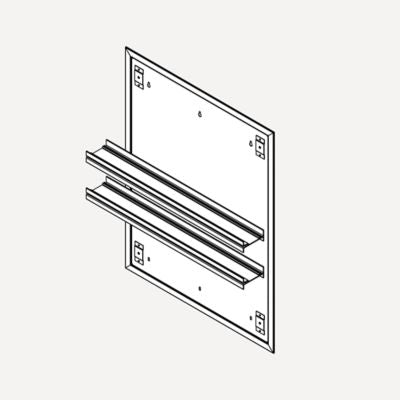 Robern PMGKIT2430 Mirror Ganging Kit, 24" W x 30" H