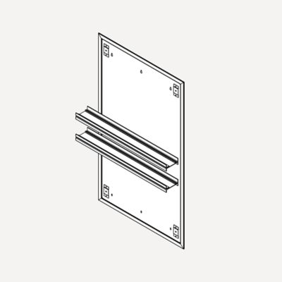 Robern PMGKIT2440 Mirror Ganging Kit, 24" W x 40" H