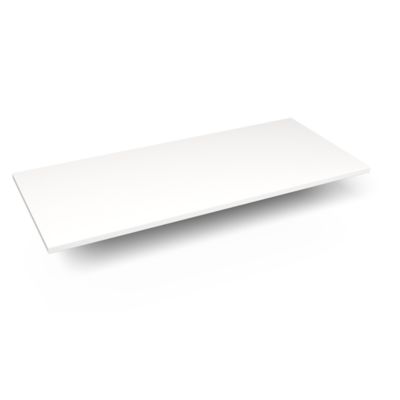 Robern TE43G93 Quartz Stone Vanity Top, 43" x 3/4" x 19", Dry Top, White Zeus Extreme
