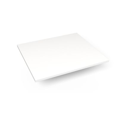 Robern TF25G93 Quartz Stone Vanity Top, 25" x 3/4" x 22", Dry Top, White Zeus Extreme