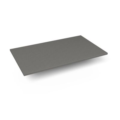 Robern TF37G91 Quartz Stone Vanity Top, 37" x 3/4" x 22", Dry Top, Stone Gray