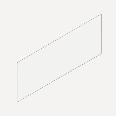 Robern VM1SKH1D21-21 Cartesian & Side Kit, 7-1/2" H x 21" D, Single Side Kit, White