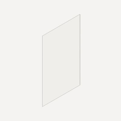 Robern VM1SKH4D21-19 Cartesian & Side Kit, 30" H x 21" D, Single Side Kit, Satin White