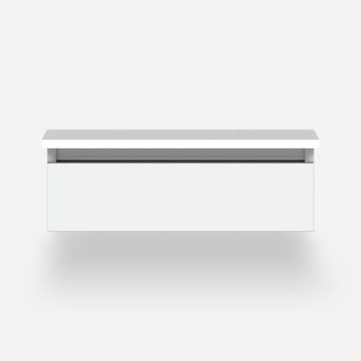 Robern VM24H1D21R26N 24" x 7-1/2" x 21", Matte White, False Front Drawer