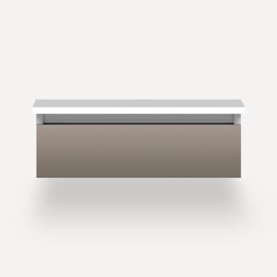 Robern VM24H1D21T12N 24" x 7-1/2" x 21", Satin Bronze, Tip Out Drawer